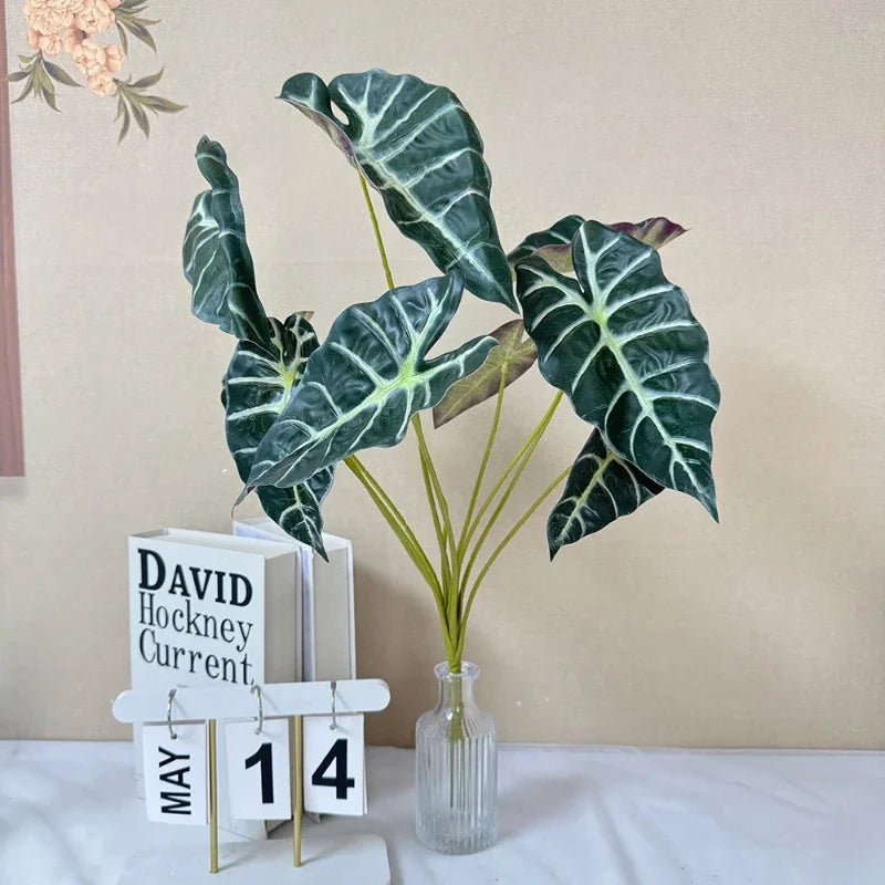 plante artificielle à 9 têtes pour décoration intérieure et extérieure - vue 4 sur 11