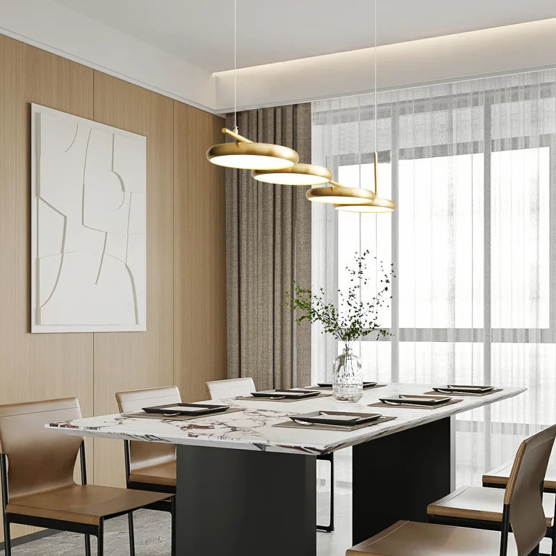 lustre moderne hauteur réglable luminaires suspendus