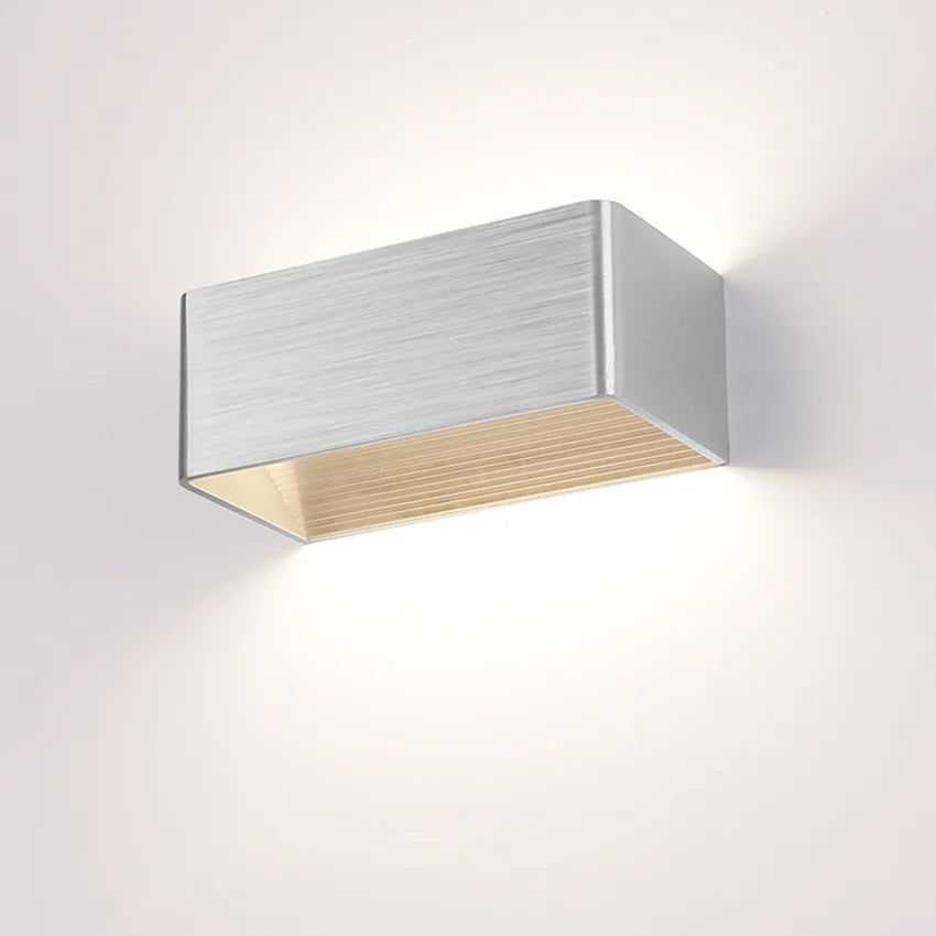 Applique murale moderne alu simple chambre - vue 6 sur 6