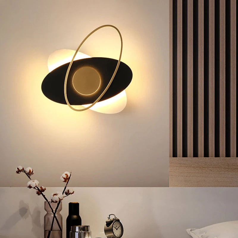applique murale led moderne pour éclairage décoratif intérieur - vue 4 sur 12