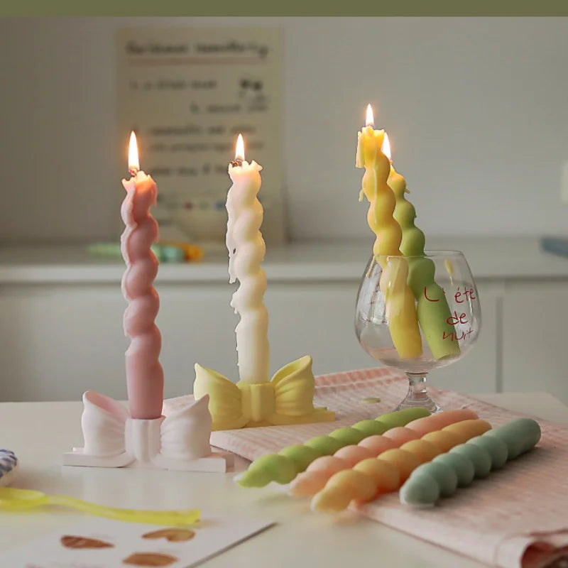 bougie parfumée spirale aromathérapie pour décoration festive - vue 4 sur 19