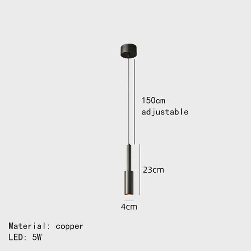 lampe led suspendue en laiton hauteur réglable luminaires suspendus - vue 9 sur 8
