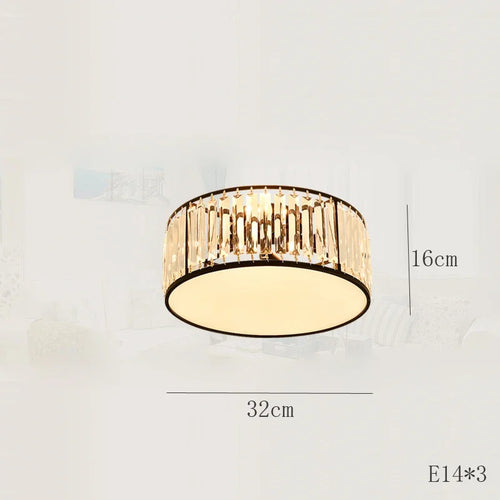 plafonnier led en cristal décoration intérieure moderne pour votre espace