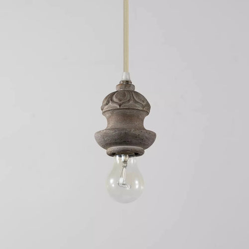 suspension rétro style rural imitation bois pour intérieur