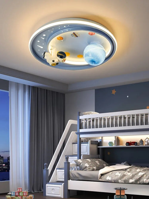 Plafonnier dessin Astros planète ventouse
