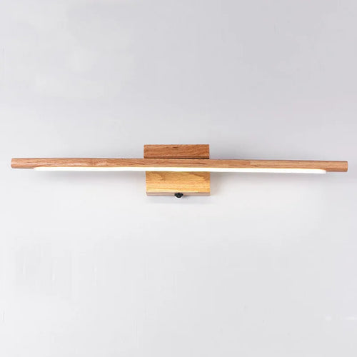 Applique murale led en bois massif avec interrupteur moderne - vue 4 sur 7