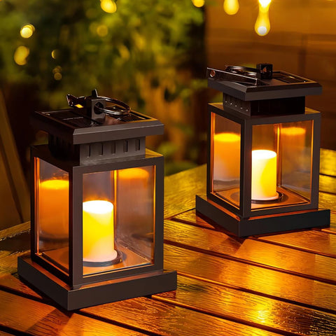 12 Bougies LED Solaires SoulBay | Flamme Vacillante étanche IP54 - Décoration Extérieure