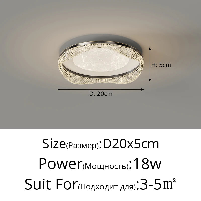 plafonnier moderne en laiton design créatif minimaliste pour intérieur