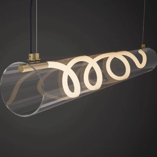 lustre en acrylique style nordique pour décoration intérieure - vue 3 sur 9
