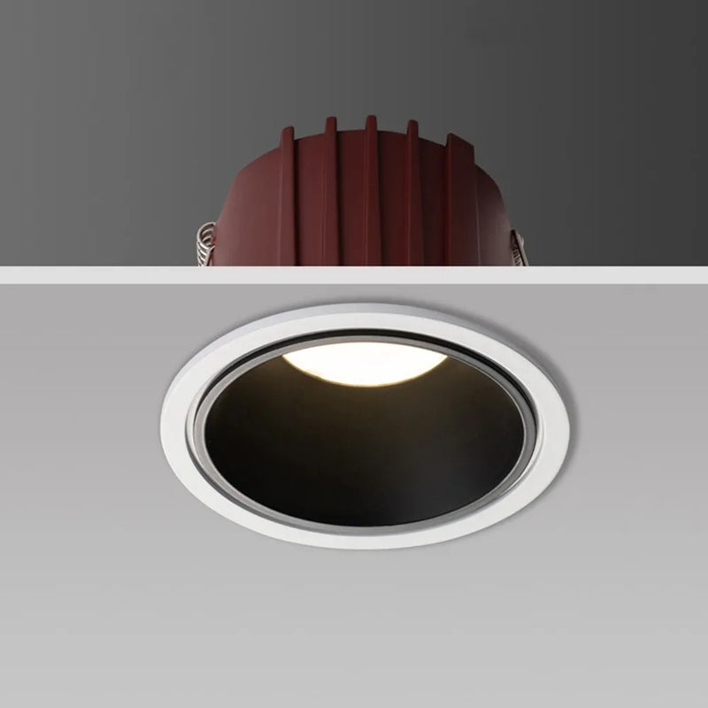 spot led en aluminium anti-éblouissement encastré pour maison