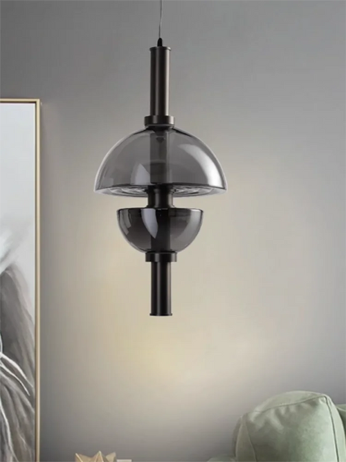 lustre en verre design nordique pour espace moderne - vue 3 sur 11