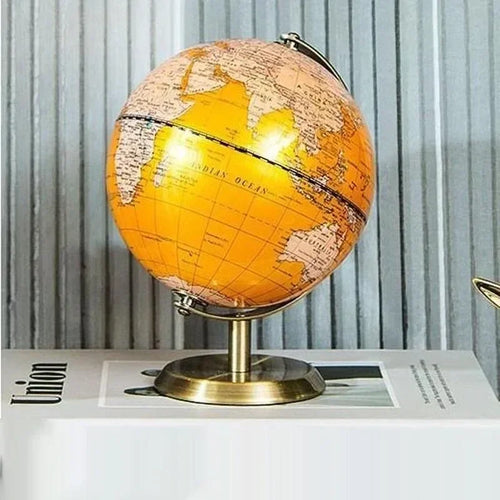 globe terrestre moderne rétro pour apprentissage et décoration - vue 2 sur 7