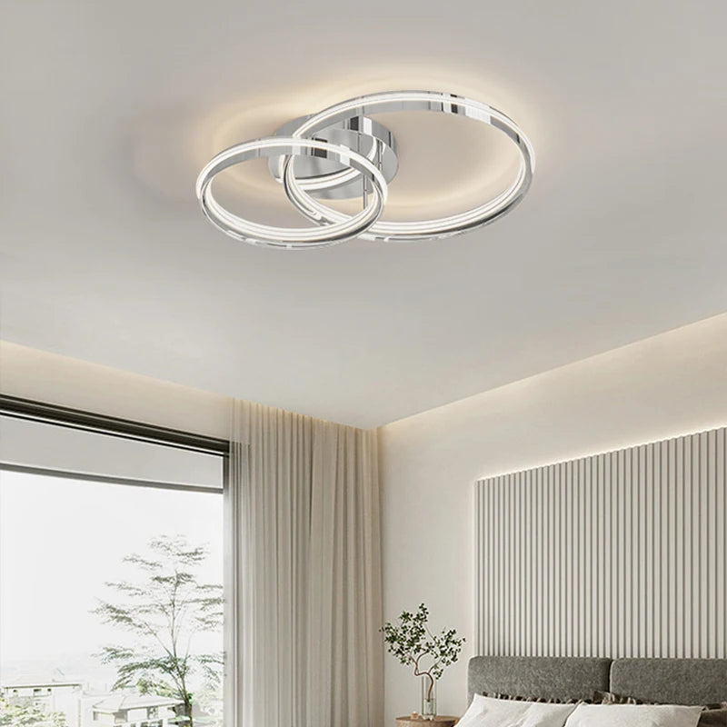 plafonnier led moderne pour décoration intérieure lumineuse - vue 7 sur 10