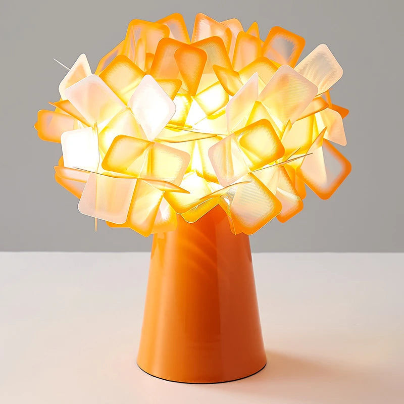 lampe de bureau moderne en plastique design floral décoratif - vue 13 sur 13