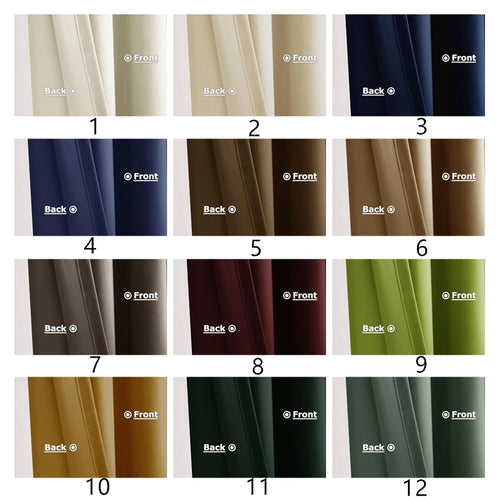 Rideau velours occultant grande hauteur style moderne - vue 7 sur 8
