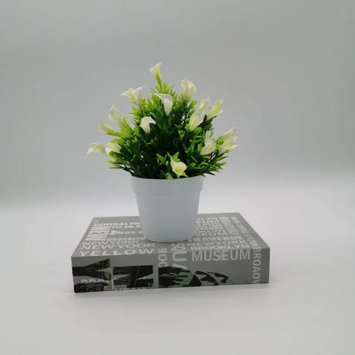 plante artificielle bonsaï fleur en pot décoration intérieure et extérieure - vue 13 sur 13