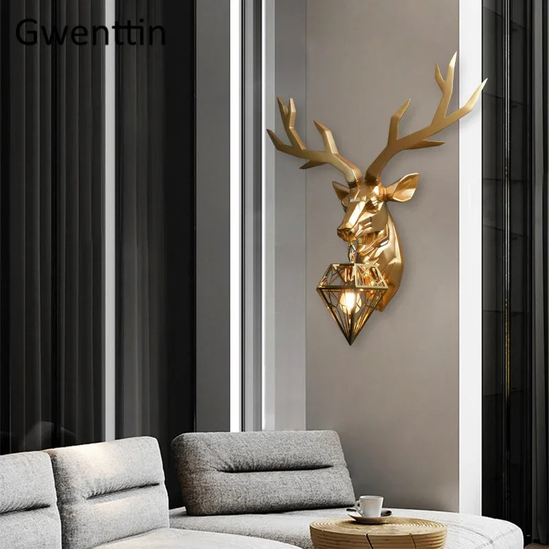 applique murale rétro en bois décoratif pour intérieur - vue 3 sur 8