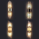 applique murale mini en verre et acier inoxydable pour divers espaces