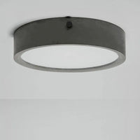 plafonnier rond en ciment style industriel pour intérieur