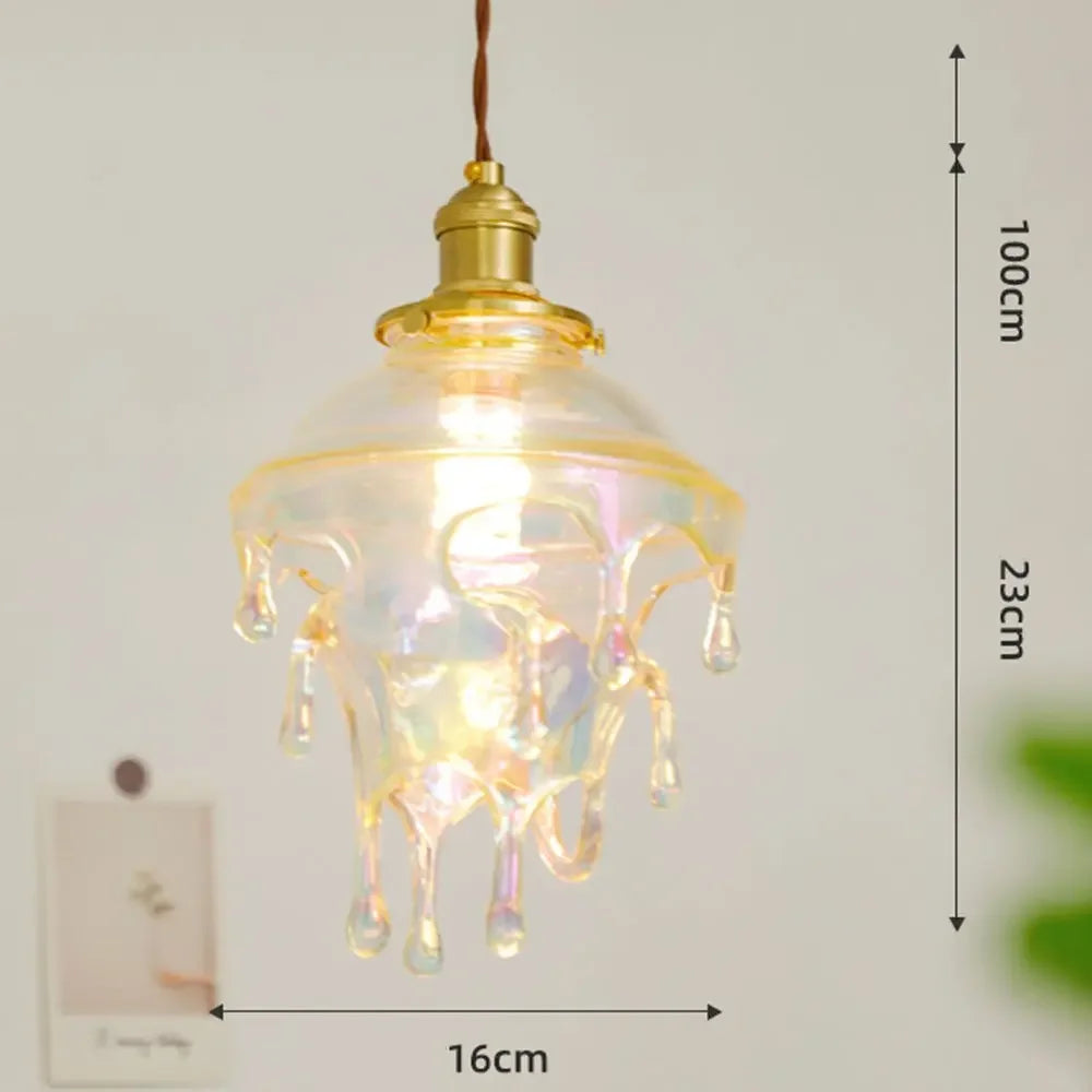 lampe créative gouttelettes de bougie design rétro pour décoration artistique - vue 8 sur 10