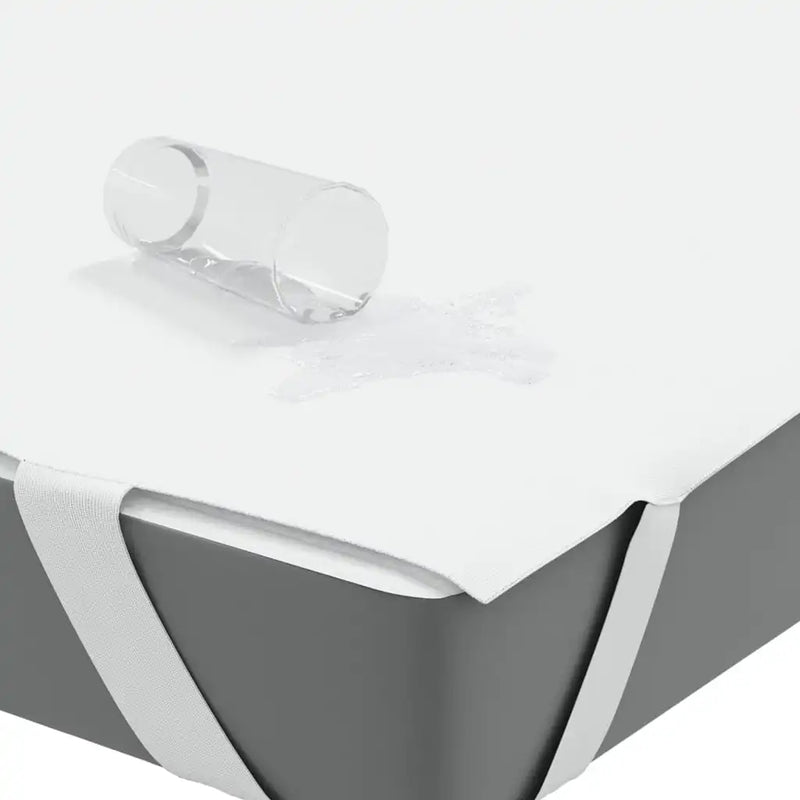 protège-matelas imperméable blanc pour literie confortable