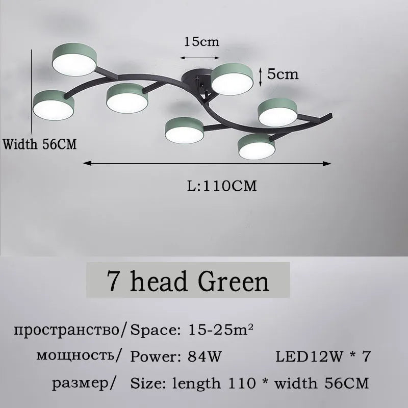 plafonnier led design moderne pour éclairage intérieur élégant - vue 17 sur 17