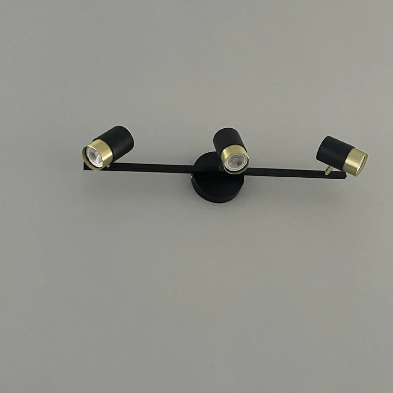 applique murale led moderne à 3 têtes éclairage intérieur polyvalent - vue 3 sur 10