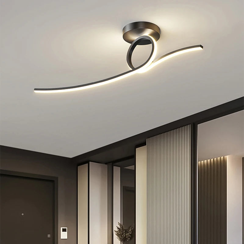 Plafonnier design moderne à leds pour plafond intérieur décoratif