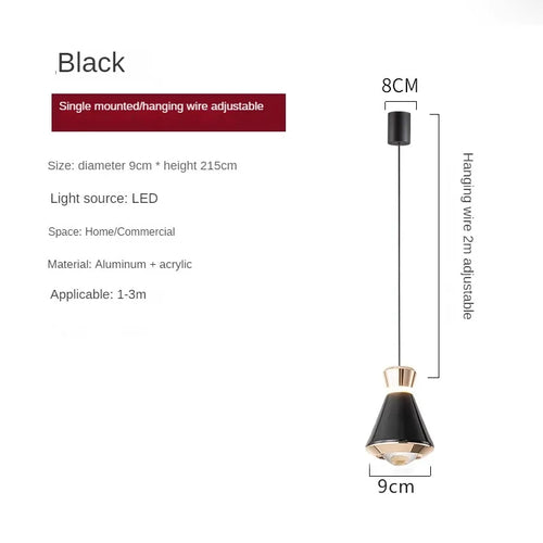 lampe de chevet postmoderne design lumineux pour décoration intérieure - vue 12 sur 12