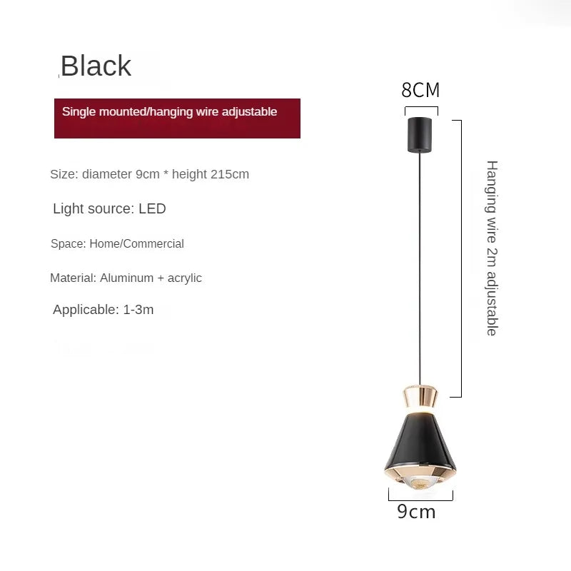 lampe de chevet postmoderne design lumineux pour décoration intérieure - vue 12 sur 12