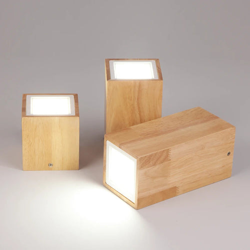 plafonnier led moderne en bois pour décoration intérieure - vue 3 sur 12