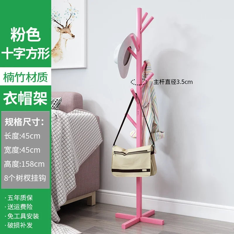 porte-manteau en bois massif design moderne et pratique - vue 8 sur 20
