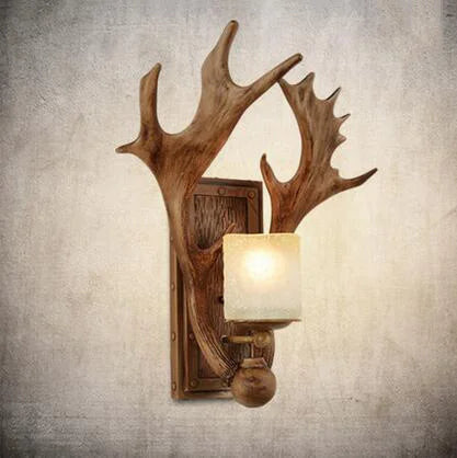 applique murale vintage en bois de cerf design artistique pour divers espaces - vue 8 sur 8