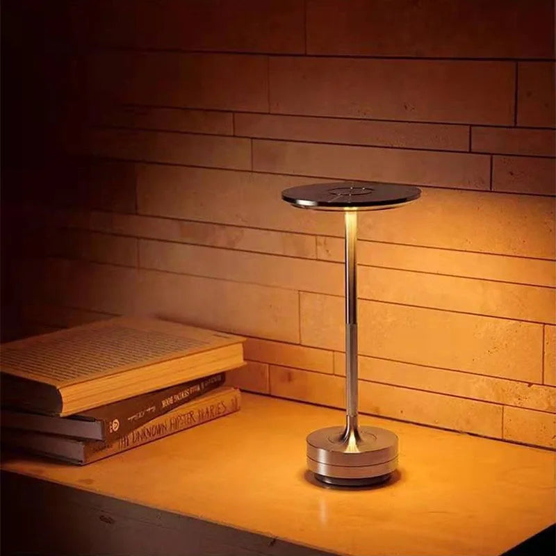 lampe de bureau Style industriel LED charge tactile gradation USB Portable charge café Bar décor Vintage atmosphère veilleuse