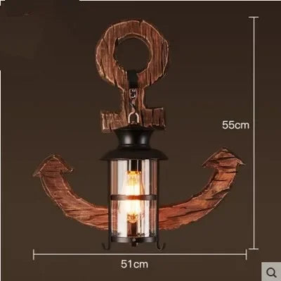 appliques murales led en bois style industriel pour décoration - vue 11 sur 21