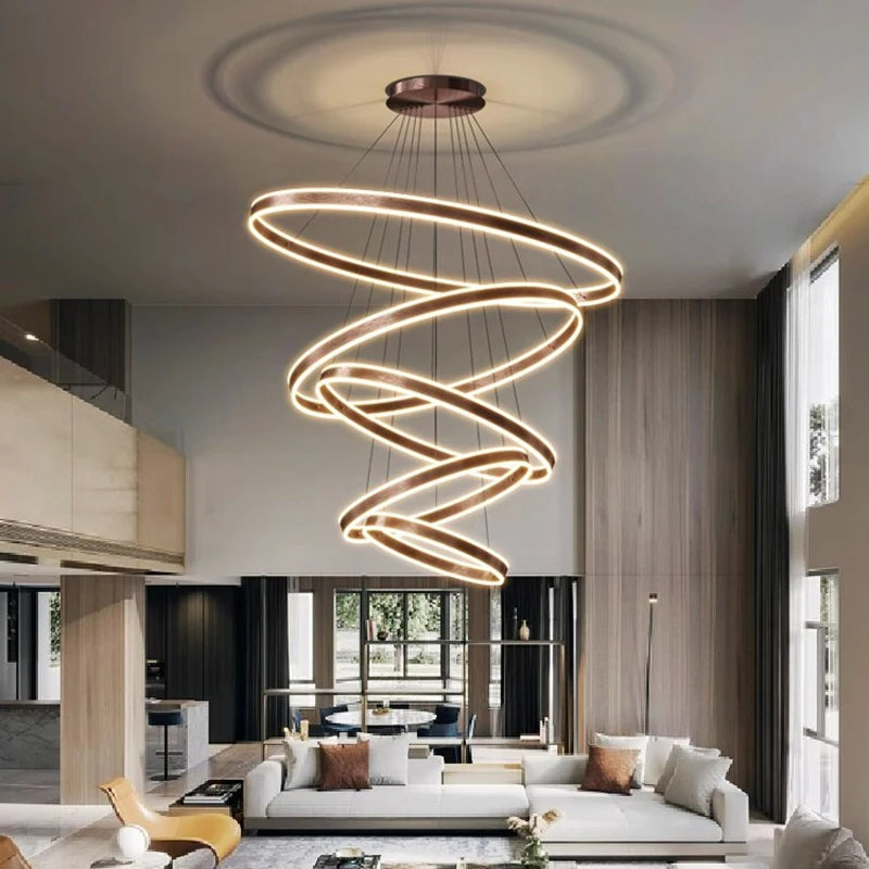 Décor à la maison moderne salle à manger lustre éclairage intérieur plafonnier suspension chambre lustre salon lumière - vue 6 sur 11