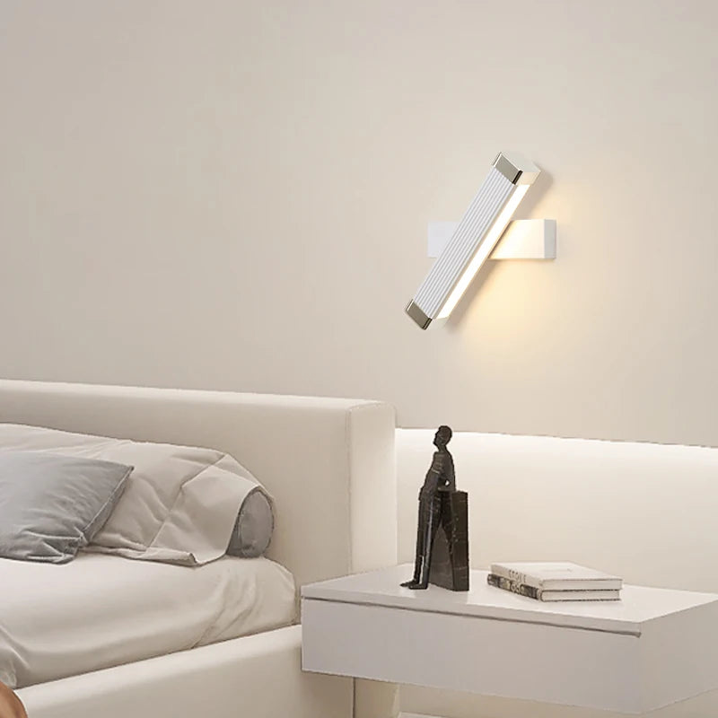 Chevet chambre appliques moderne minimaliste créatif escalier lampe à LED escalier allée étude tournant fond applique