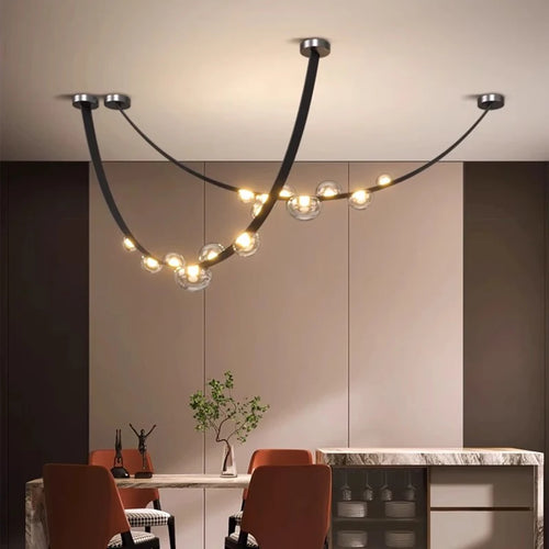 lustre décoration fantaisie éclairage intérieur lampes suspendues - vue 2 sur 8