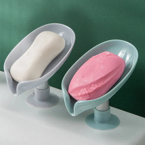 porte-savon design feuille pour salle de bain et douche - vue 2 sur 8