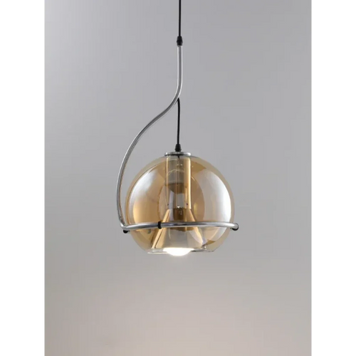 lustre boule en verre style nordique pour éclairage rétro - vue 2 sur 8