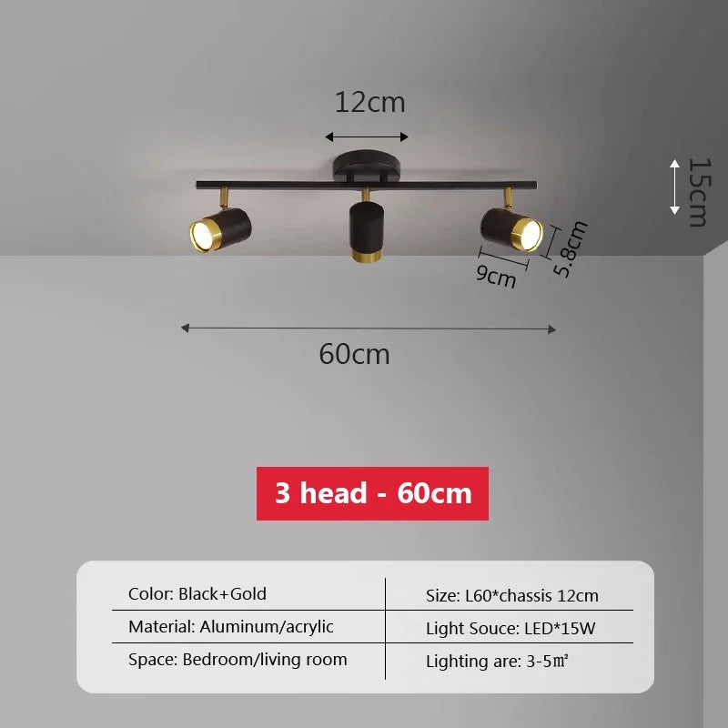 plafonnier led moderne à bande lumineuse décorative pour intérieur - vue 14 sur 21