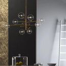 lustre led moderne design nordique pour un éclairage intérieur élégant