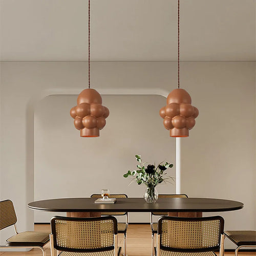 lustre led style wabi sabi nordique pour bar et restaurant - vue 2 sur 10