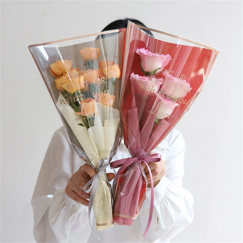 lot de 50 sachets imperméables pour roses à offrir pour la saint valentin