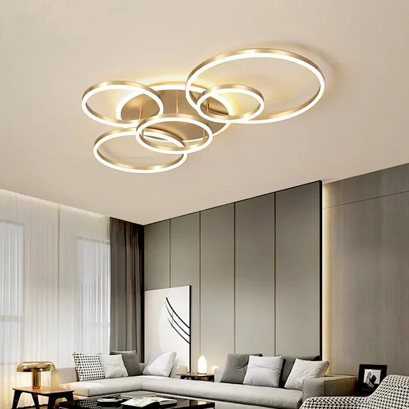 lustre led nordique réglable design maison éclairage luminaire