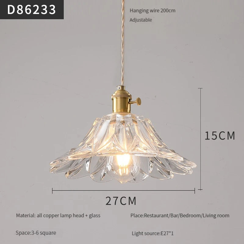 suspension moderne en laiton et verre pour intérieur - vue 21 sur 30