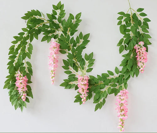 guirlande de fleurs artificielles pour décoration de mariage - vue 9 sur 10