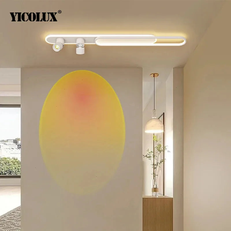 plafonnier led moderne luminaire décoratif d'intérieur pour loft - vue 5 sur 14