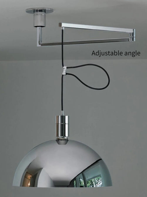lustre à tête unique angle réglable design minimaliste moderne