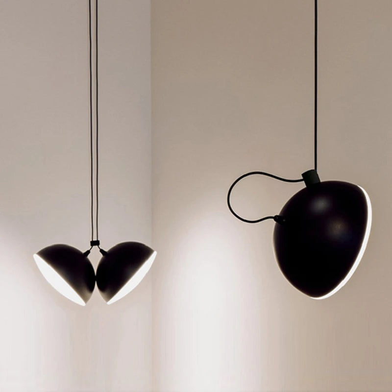 lustre noir design à assembler pour décoration intérieure moderne - vue 4 sur 8
